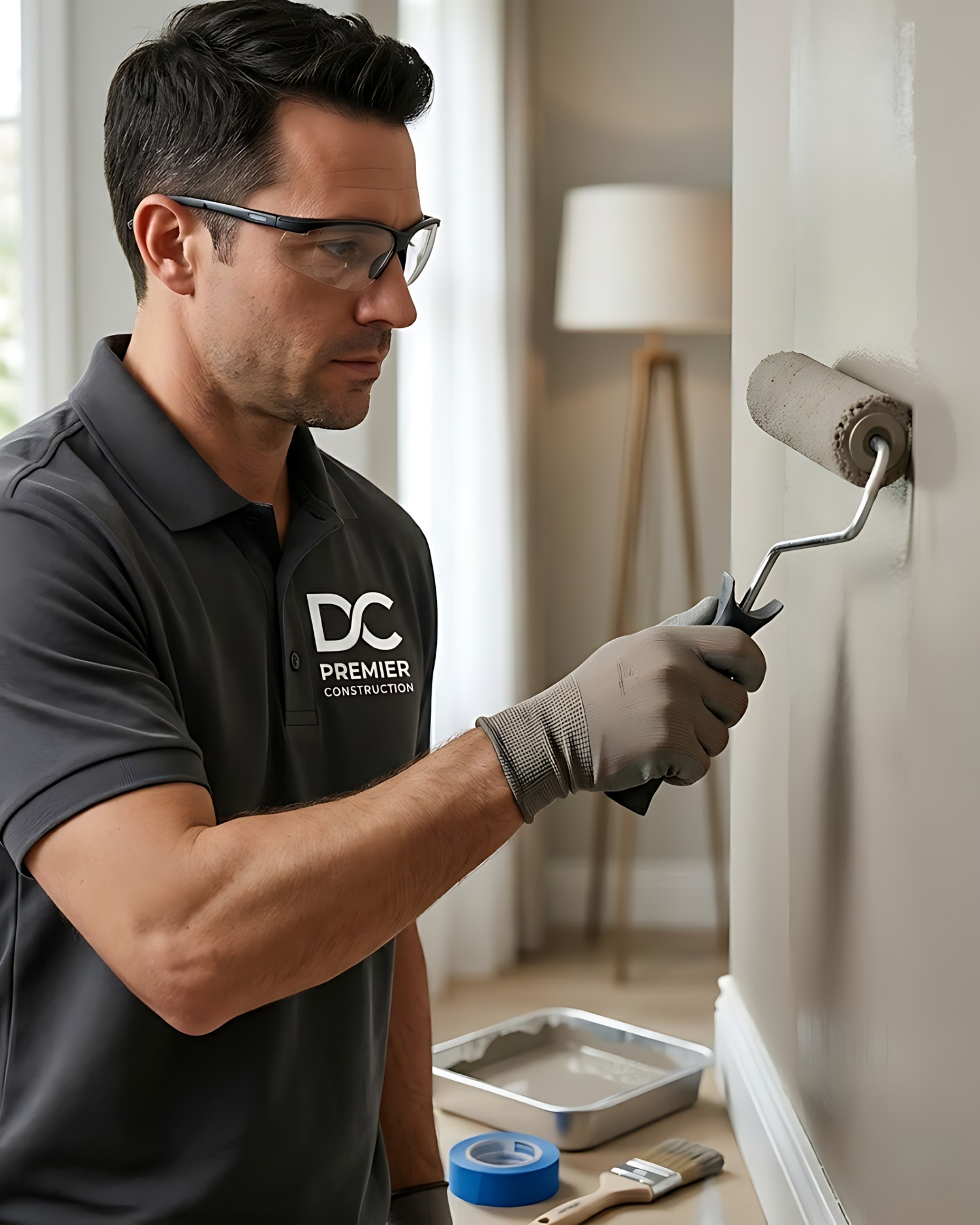 Professional interior painting by D&C Premier Construction